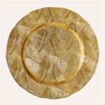 Wholesale Glass Charger Plate PZ-028